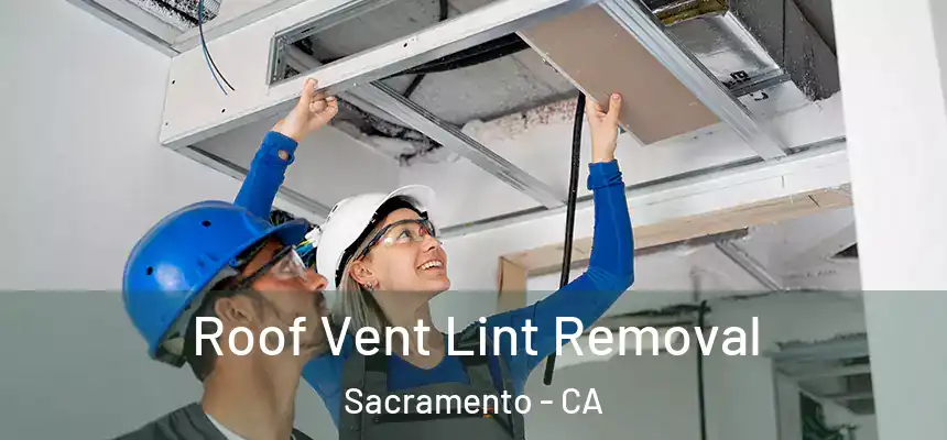 Roof Vent Lint Removal Sacramento - CA